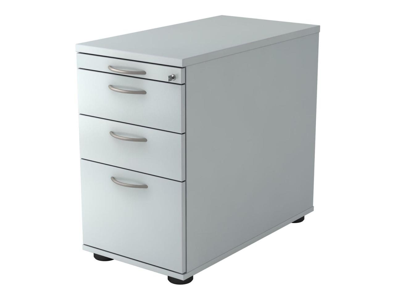 Bild von HAMMERBACHER Solid SC40 Standcontainer lichtgrau 4 Auszüge