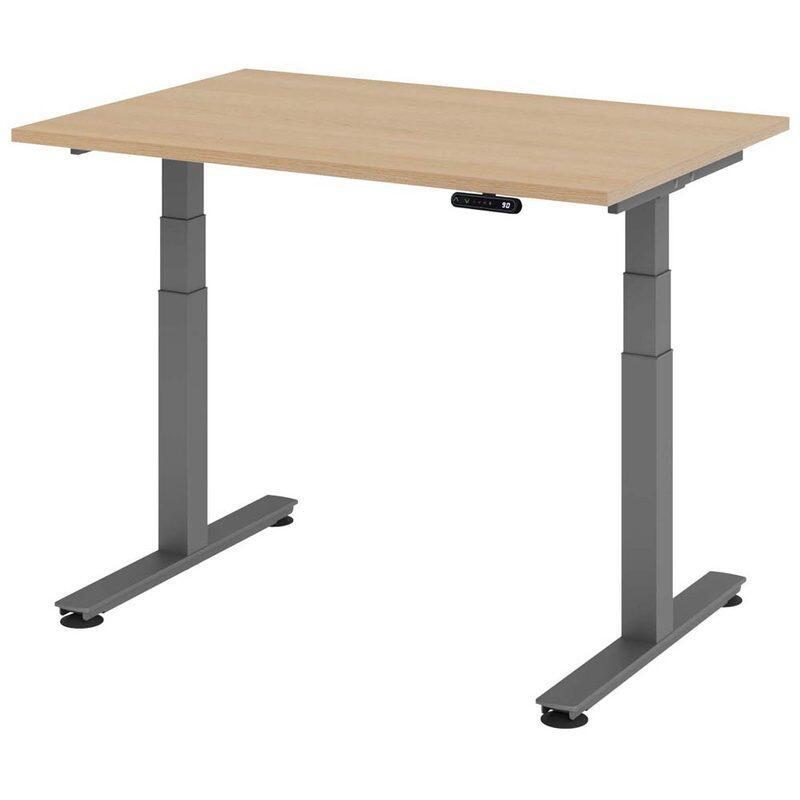 Bild von HAMMERBACHER Schreibtisch VXDSM12/E/G eiche