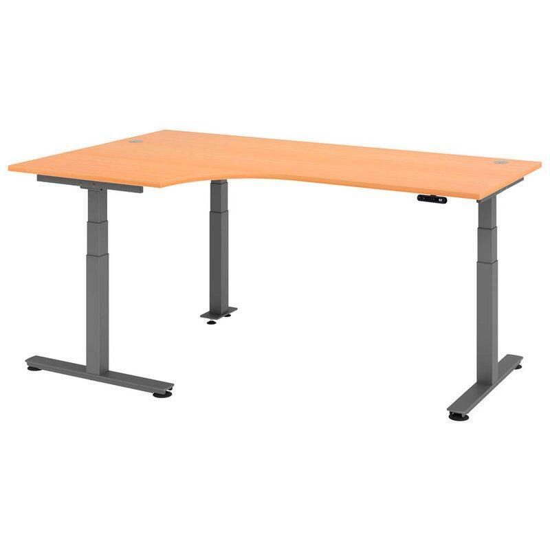 Bild von HAMMERBACHER VXDSM82/6/G elektrisch höhenverstellbarer Schreibtisch 63 - 127 ...