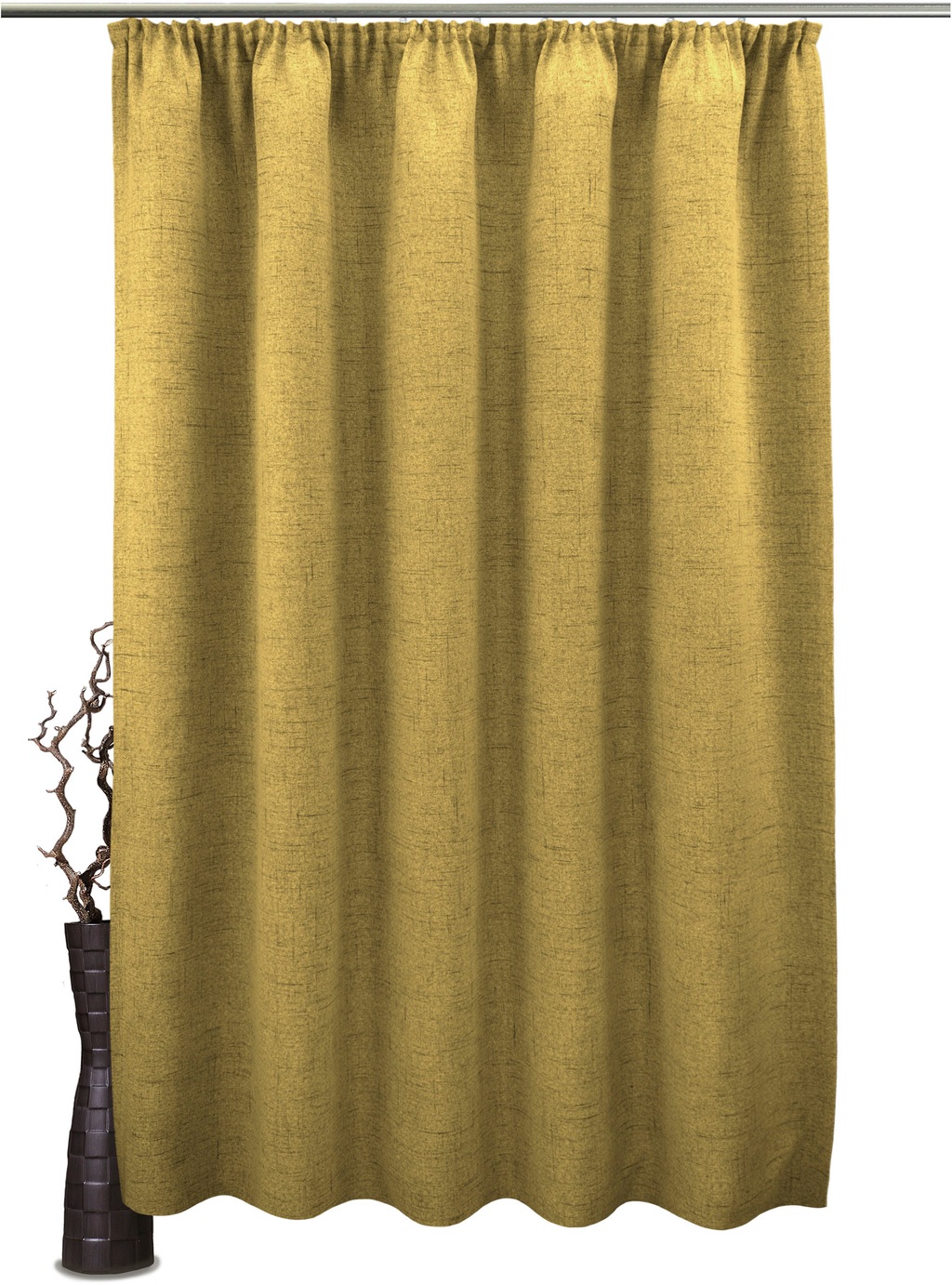 Bild von VHG Gardine Rustika, Kräuselband (1 St), abdunkelnd, Deko Struktur, Polyester, pflegeleicht, nach Maß