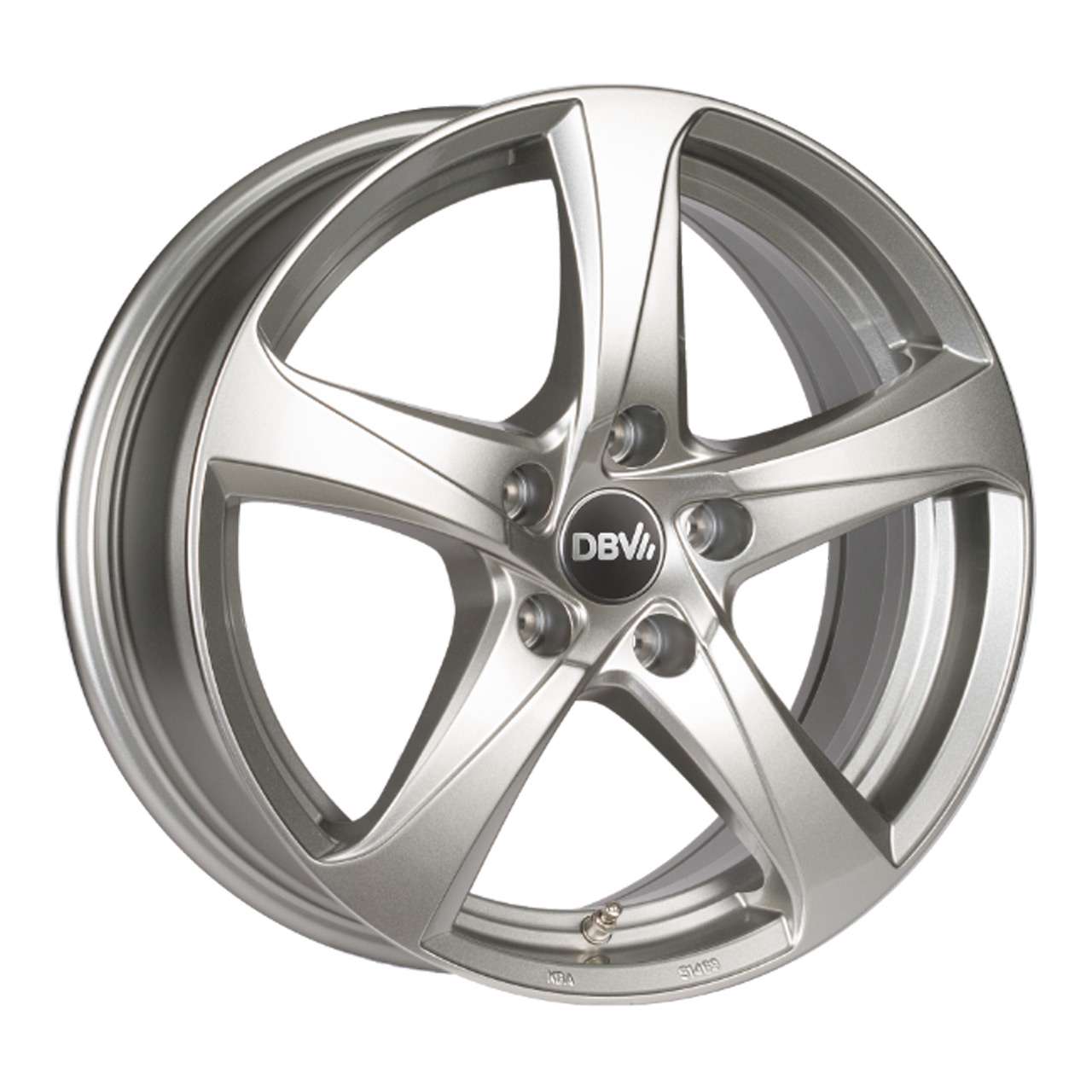 Bild von DBV 5SP 001 shadow silber 8.0Jx18 5x108 ET40