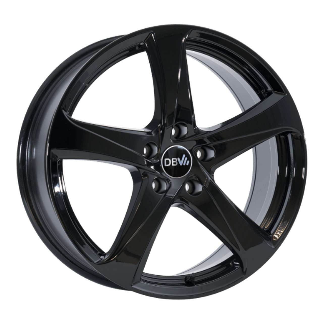 Bild von DBV 5SP 001 schwarz 7.5Jx17 5x114.3 ET45