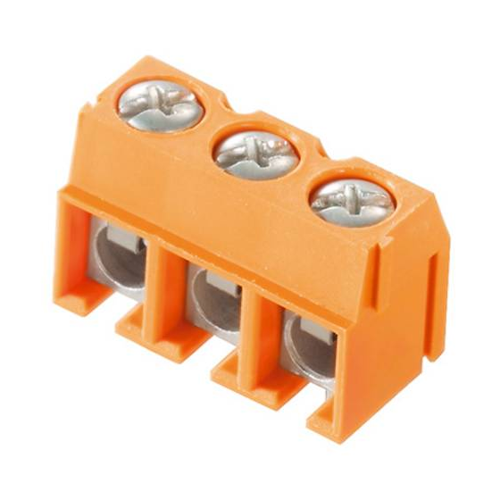 Bild von Weidmüller Schraubklemmblock 2.5mm² Polzahl 3 Orange – 500 Stück