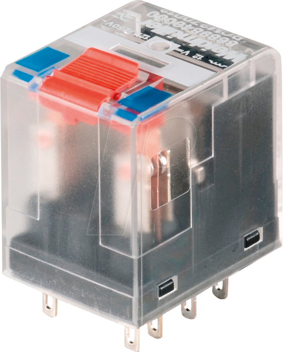 Bild von Weidmüller RCM270524 Steckrelais 24 V/AC 12A 2 Wechsler 10St.