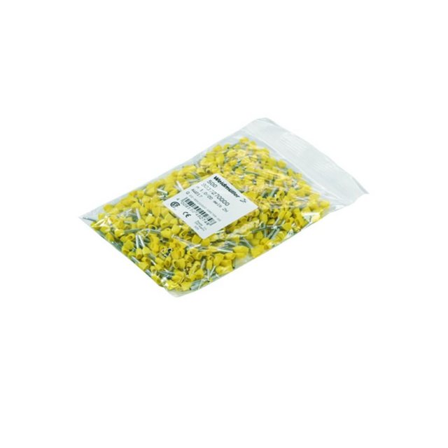 Bild von Weidmüller Aderendhülsen Weidmüller 1139070000 Zwillings-Aderendhülse 0.34 mm² Teilisoliert Tür, H0,34/14 ZH TK