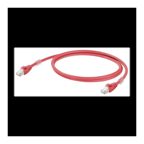 Bild von Weidmüller 1166030100 RJ45 Netzwerkkabel, Patchkabel CAT 6a S/FTP 10.00m Rot Flammwidrig