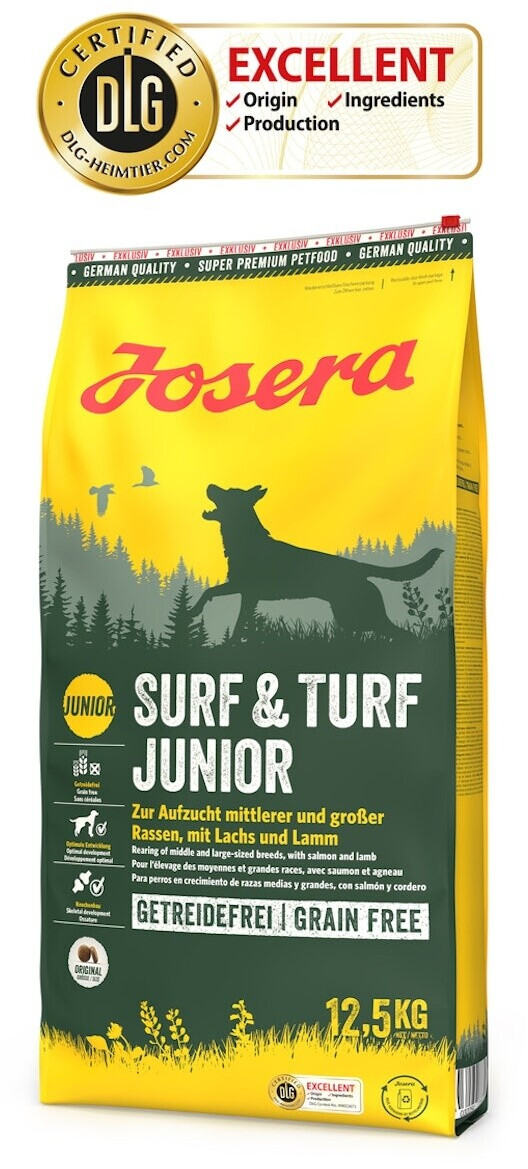 Bild von Josera Surf & Turf Junior Hundetrockenfutter 12,5 Kilogramm