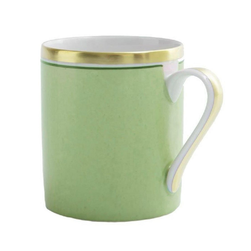 Bild von Reichenbach Kaffeebecher mit Henkel - Colour Grün Gold aus Porzellan