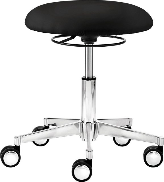 Bild von Mayer Sitzmöbel Multifunktionshocker »1290«, Breite: 48 cm, höhenverstellbar, Kunstleder, schwarz