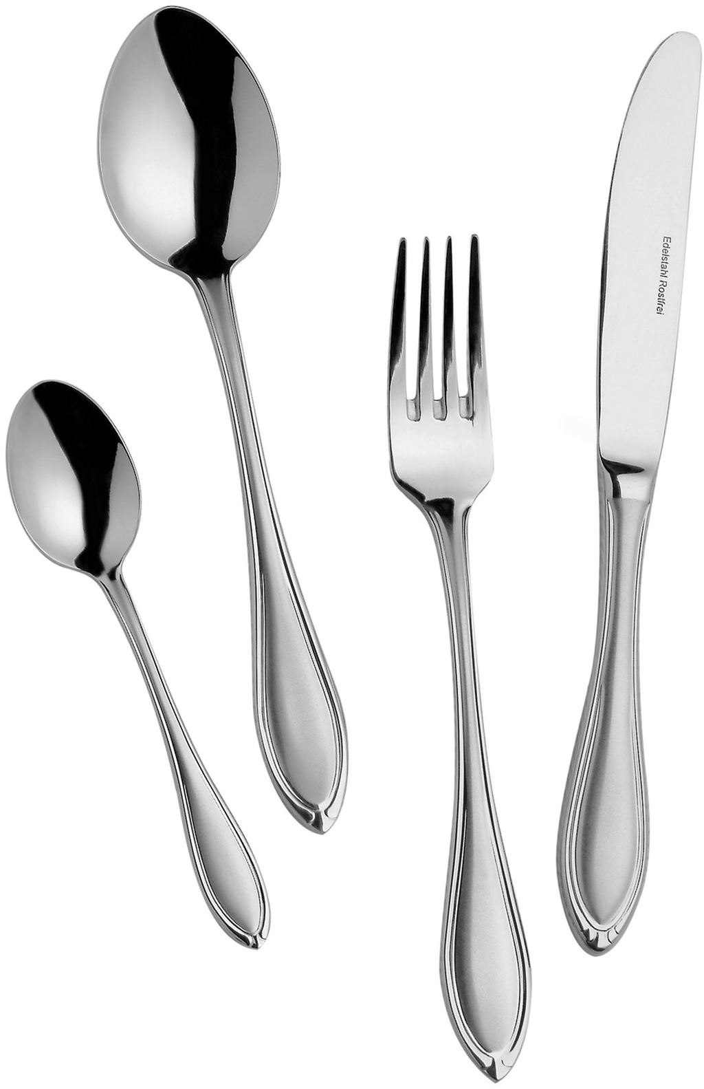 Bild von Mulex Besteck-Set Boston (30-tlg), 6 Personen, Chromnickelstahl 18/10, teilsatiniert