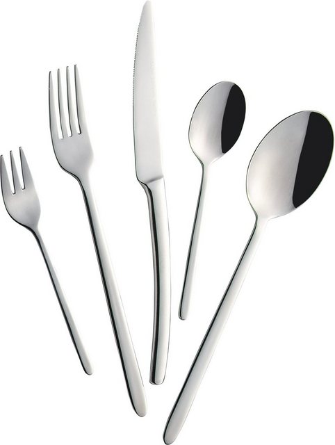Bild von Mulex Besteck-Set Pasadena (30-tlg), 6 Personen, Edelstahl 18/0, hochglanzpoliert