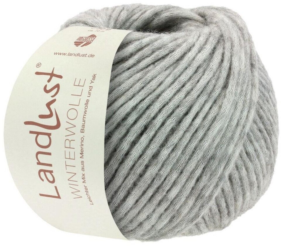 Bild von LANA GROSSA Landlust Winterwolle | Soffilo mit Yakfasern | Handstrickgarn aus 50% Schurwolle (Merino), 35% Baumwolle & 15% Yak | 50g Wolle zum Stricken & Häkeln | 70m Garn