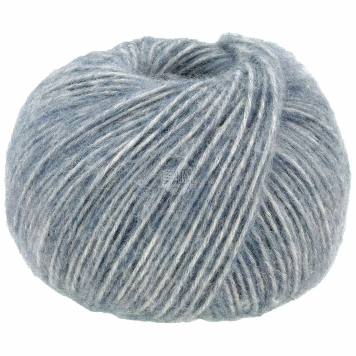 Bild von LANA GROSSA Natural Alpaca Pelo | Flauschige Netzgarnstruktur aus Baumwolle gefüllt mit Baby Alpakafasern und Merino Schurwolle | 50g Wolle zum Stricken & Häkeln | 125m Garn