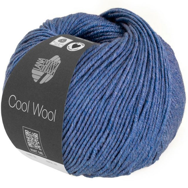 Bild von LANA GROSSA Cool Wool Melange | Extrafeine Merinowolle waschmaschinenfest und filzfrei | Handstrickgarn aus 100% Schurwolle (Merino extrafein) | 50g Wolle zum Stricken & Häkeln | 160m Garn