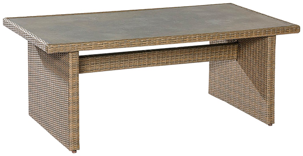 Bild von MERXX Gartentisch, BxHxT: 200 x 74 x 100 cm, Tischplatte: Sicherheitsglas - beige