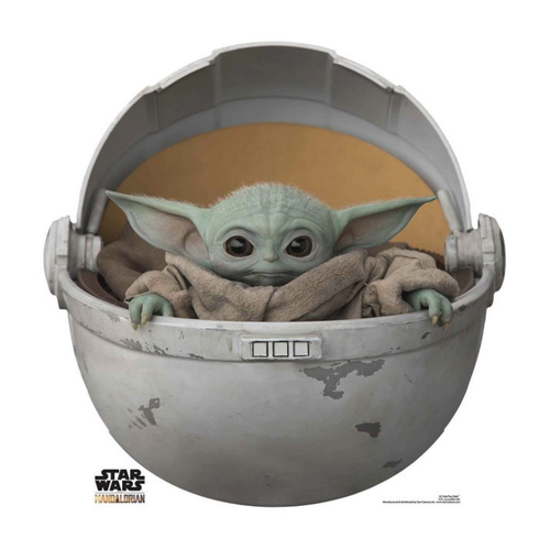 Bild von Dekofigur Star Wars Pappaufsteller The Mandalorian Baby Yoda Pod
