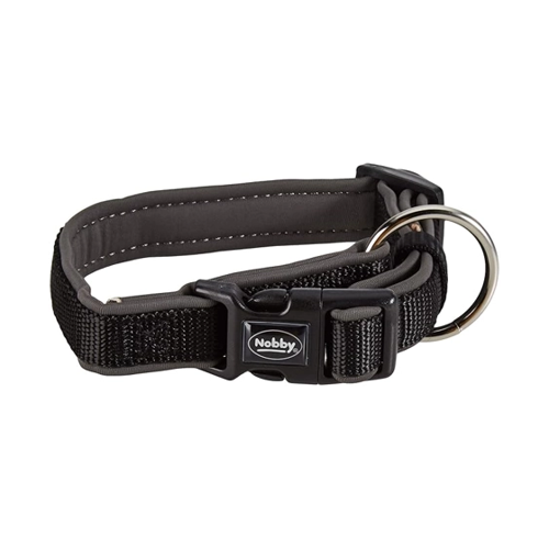 Bild von Halsband Classic Preno [schwarz/grau - L: 25-35 cm, B: 15/20 mm]