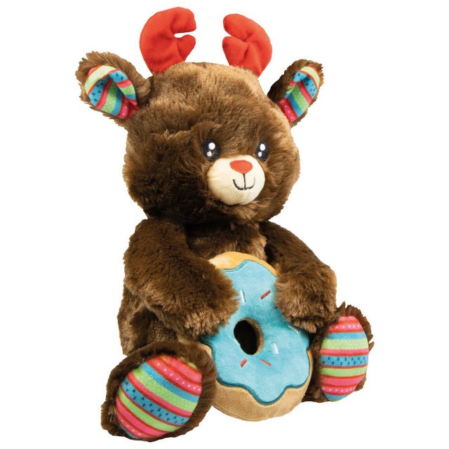 Bild von Nobby Tierkuscheltier Weihnachts-Bärchen mit Donut, (1-tlg)