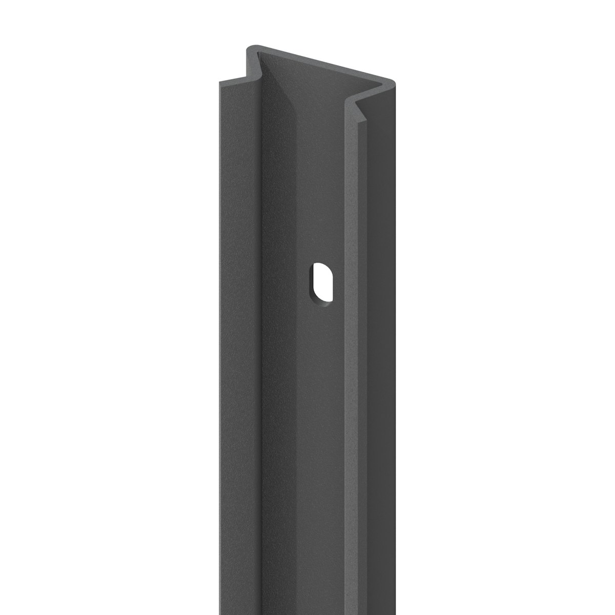 Bild von TraumGarten Sichtschutzzaun Pfosten-Eckmontageadapter für U-Profile anthrazit, 192 cm