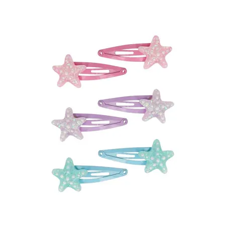 Bild von bb Klostermann CC-Clips Sterne 2-teilig 4 cm, 1 Set, 3-fach sortiert