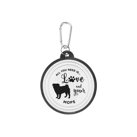 Bild von bb Klostermann Reisenapf Hundenapf Mops, BPA-freies Silikon