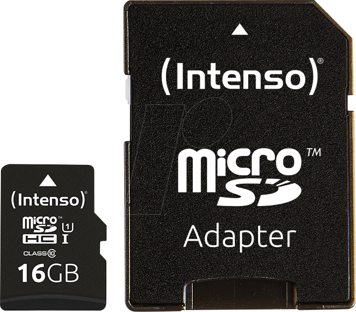 Bild von Intenso Intenso UHS-I Performance 16 GB microSDXC, Speicherkarte (16 GB, 90 MB/s Lesegeschwindigkeit)