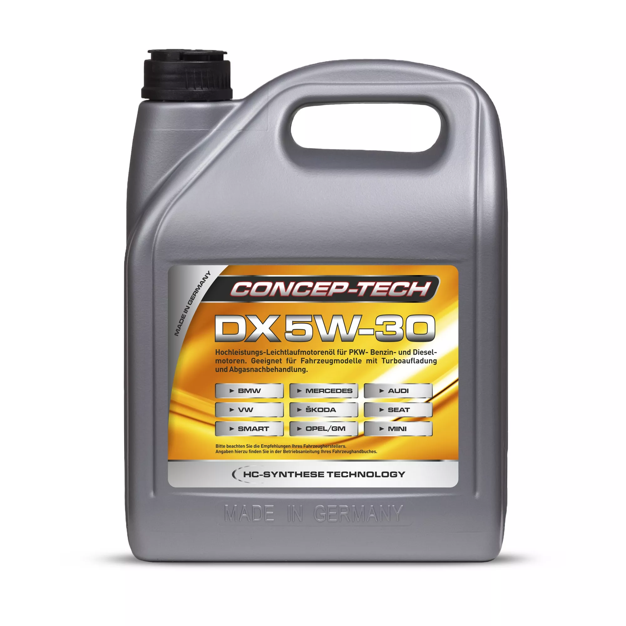Bild von Concep-Tech Hochleistungs-Leichtlaufmotorenöl DX 5W-30, 5 l