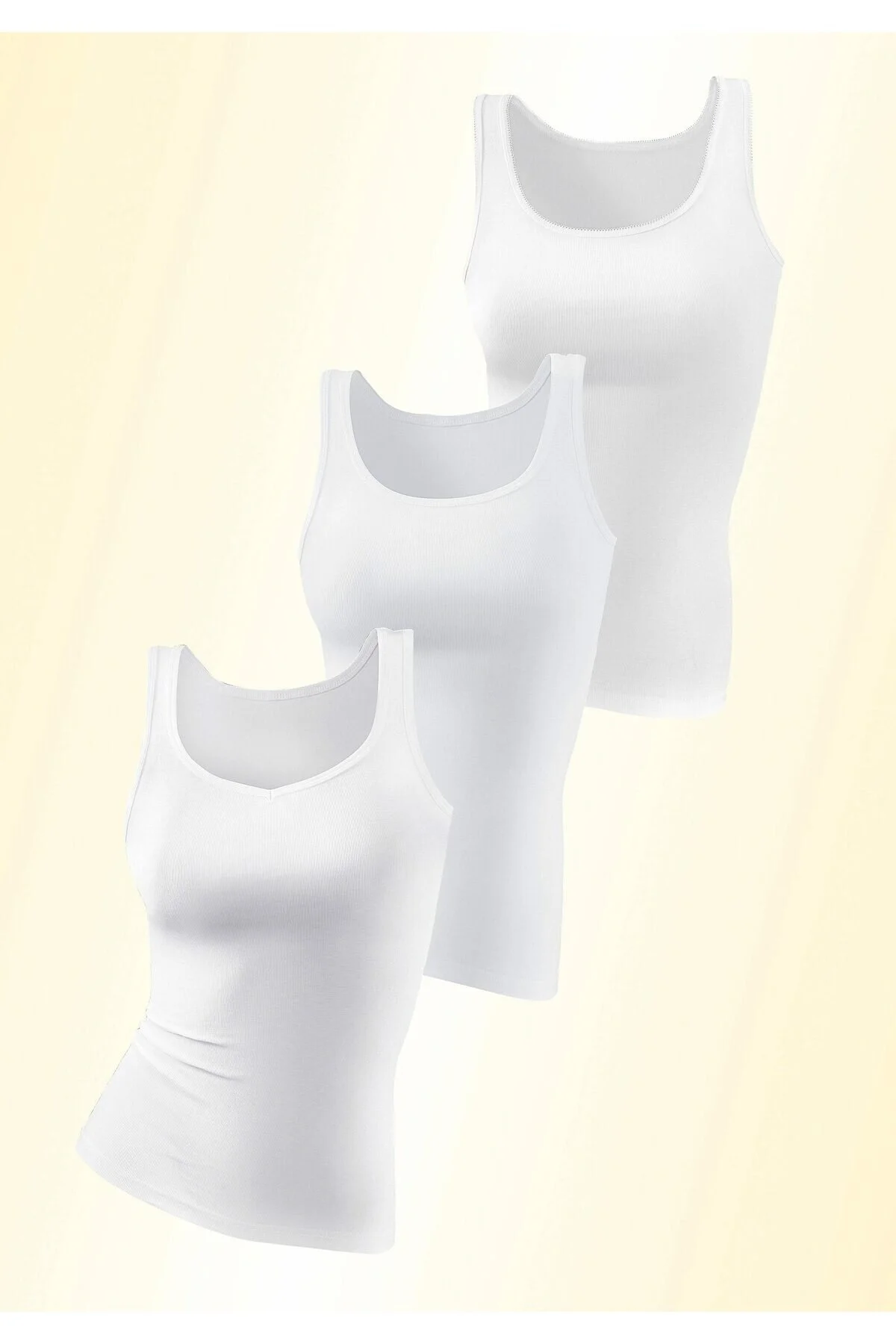 Bild von PETITE FLEUR Achselhemd, 3 Stück für Damen - 36
