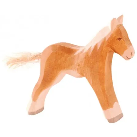 Bild von Ostheimer Spielwelt Holzfigur Haflinger Fohlen