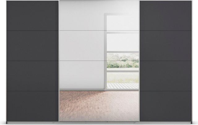 Bild von rauch Schwebetürenschrank "Kleiderschrank Schrank Garderobe AGORDO mit Dekor- oder Hochglanzfront", durchdachte Innenausstattung, in 4 Breiten und 2 Höhen MADE IN GERMANY