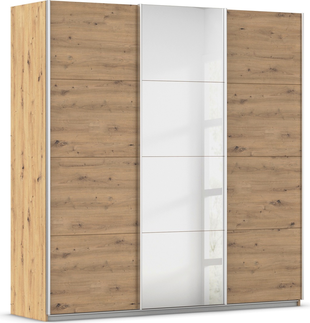 Bild von rauch Schwebetürenschrank "Kleiderschrank Schrank Garderobe AGORDO mit Dekor- oder Hochglanzfront", durchdachte Innenausstattung, in 4 Breiten und 2 Höhen MADE IN GERMANY