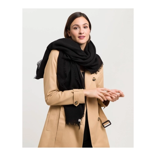 Bild von FRAAS Damen-Schal 120 x 160 cm - Modische Stola mit Fransen in Wollmischung - Powder Mint