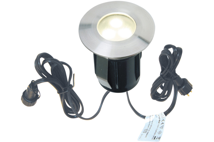 Bild von Einbauleuchte MARS, 0,5 W, 1 m Kabel + Stecker, 1 m Kabel + Kupplung, Ø 42 mm, IP 44, A+
