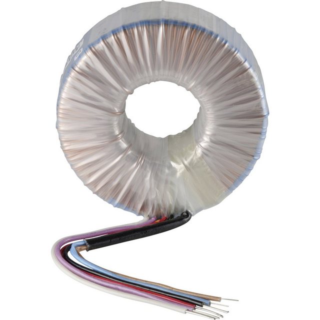 Bild von Sedlbauer Spannungswandler Sedlbauer 858254 Ringkerntransformator 1 x 230 V 2 x 15 V/AC 80 VA 2.6, (858254)