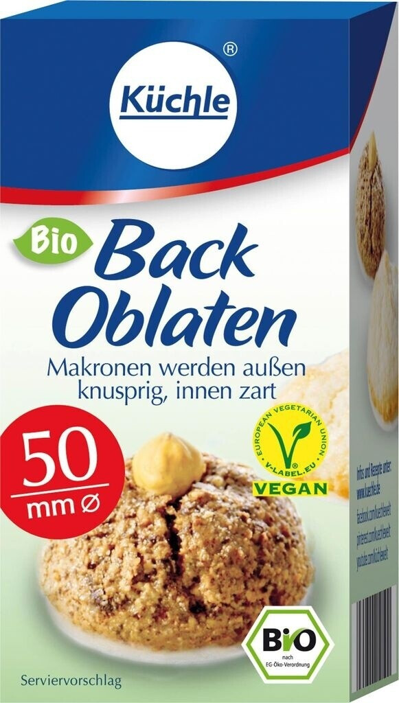 Bild von Küchle Back Oblaten Bio rund 50mm (37g)