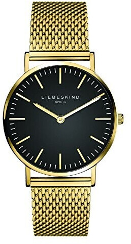 Bild von Liebeskind Berlin, Armbanduhr, Damenuhr, Gold, (Analoguhr, 34 mm)