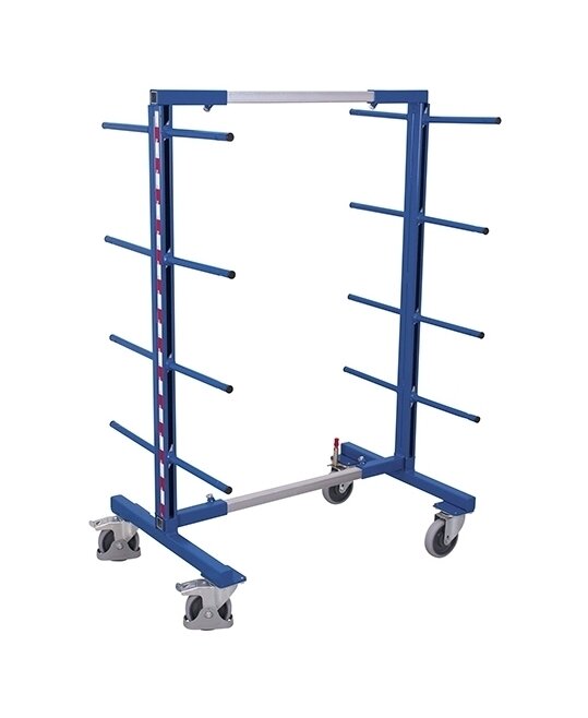 Bild von VARIOfit SW-130.007 Tragarmwagen Stahl pulverbeschichtet Traglast (max.): 400kg Bereifung=Vollgummi