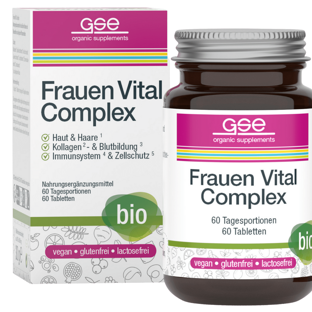 Bild von GSE Frauen Vital Complex Bio Tabletten 60 Stück - Nahrungsergänzungsmittel