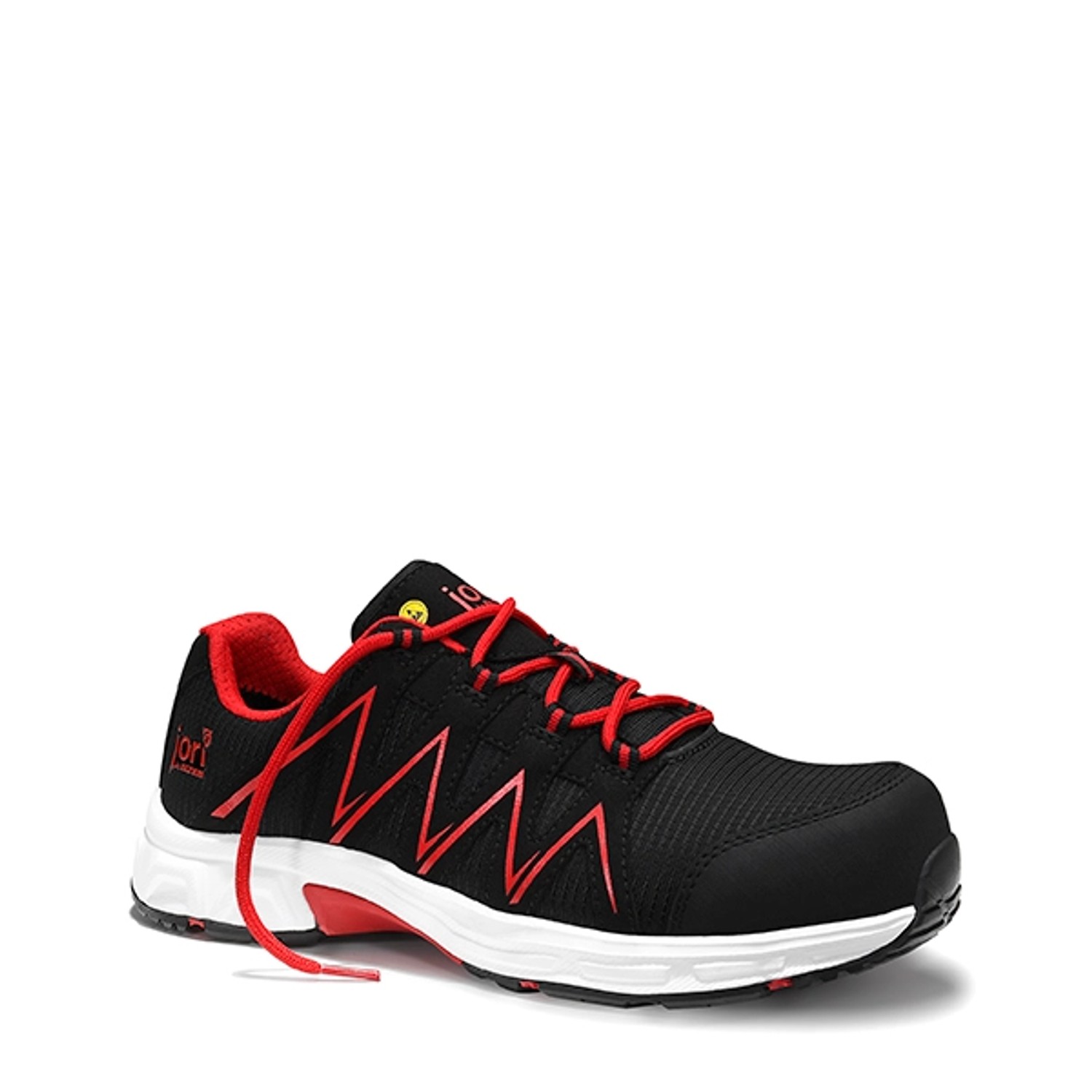 Bild von Jori Sicherheitshalbschuh JoSpeedy Black-Red Low Esd S3 Gr. 46