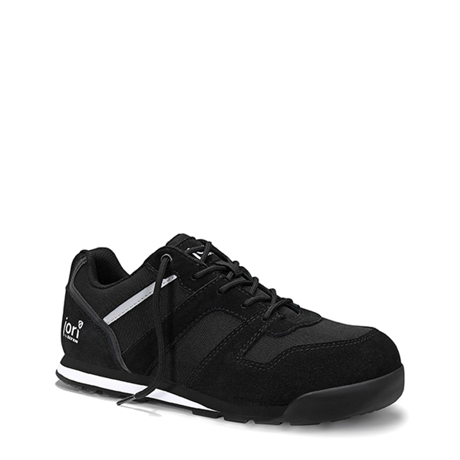Bild von Jori Sicherheitsschuhe jo_Slim Black Low ESD S3S, Damen und Herren, Leder/Textil, Stahlkappe, leicht, sportlich 37, Schwarz