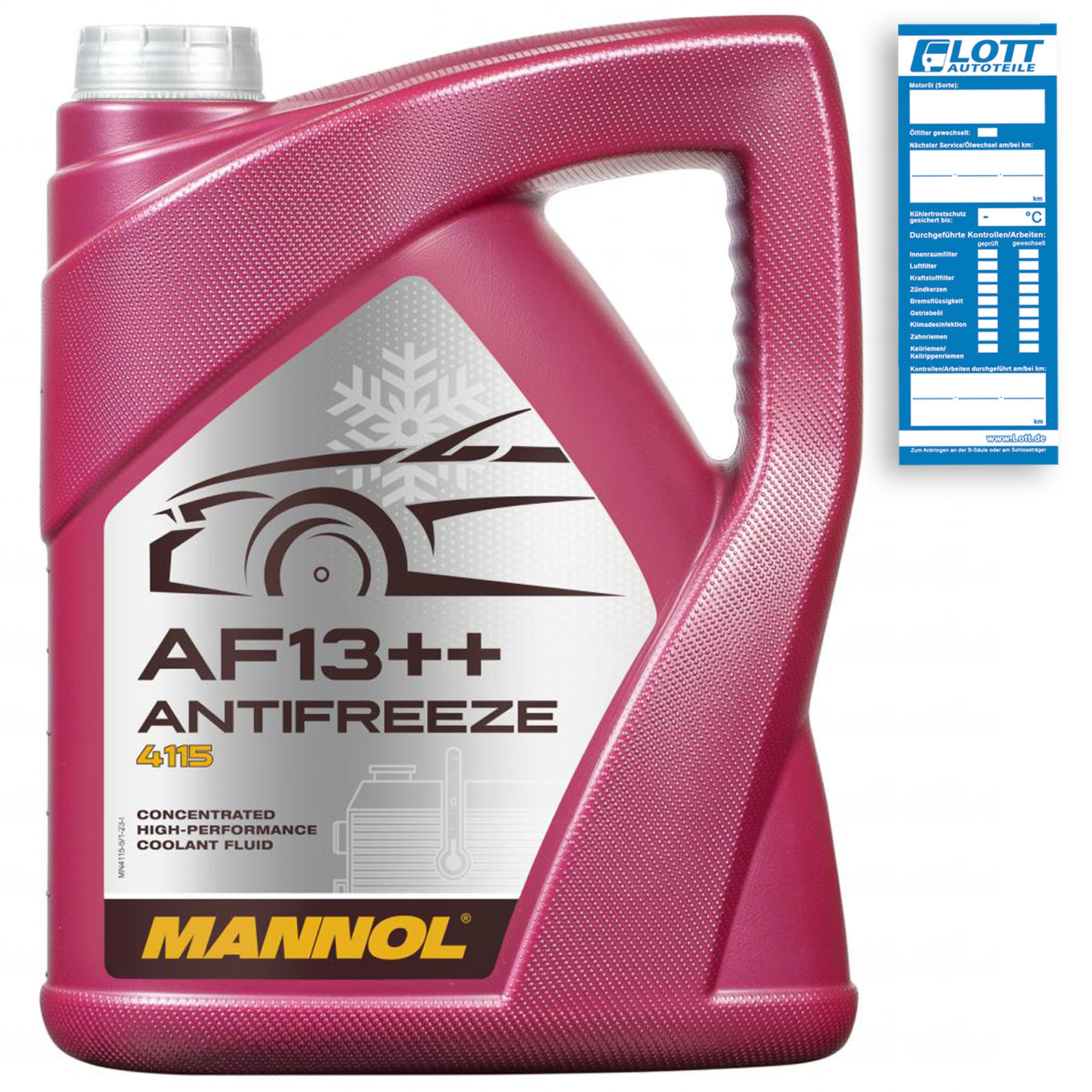 Bild von MANNOL AF13++ Frostschutzmittel (Hochleistungs) Super Konzentrat G13 5L Violett