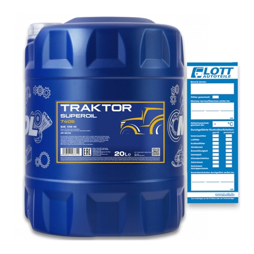 Bild von MN Traktor Superoil 15W-40 20 L