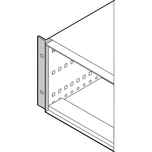 Bild von Schroff 19"-Befestigungswinkel zum Umrüsten - RATIOPAC PRO 19"WINKEL 3HE, Serverschrank Zubehör, Grau