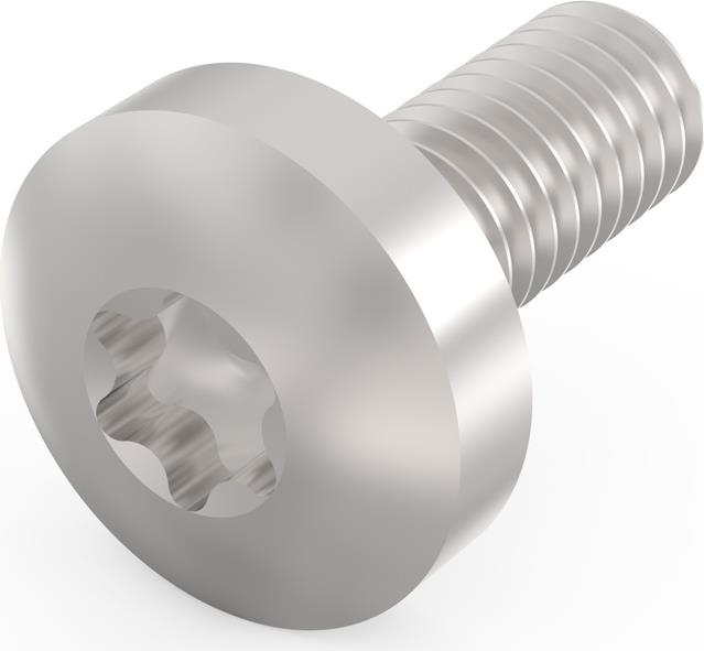 Bild von Schroff Linsenkopfschraube mit Torx - TORX-LINSKOSCHR M4X10 100ST, Serverschrank Zubehör