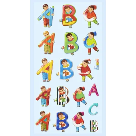 Bild von hobbyFun SOFTY-Sticker ABC Jungs