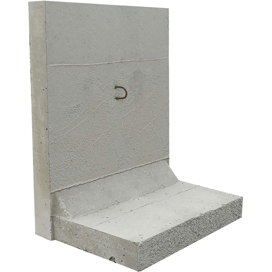 Bild von EHL L-Stein Beton grau 85 x 100 x 155 cm