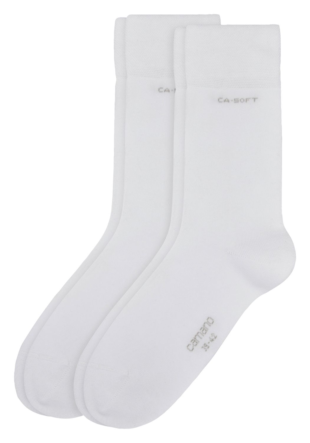 Bild von Camano Unisex 3642 Socken, 100 DEN, weiß (01), (Herstellergröße: 35/38) (2er Pack)