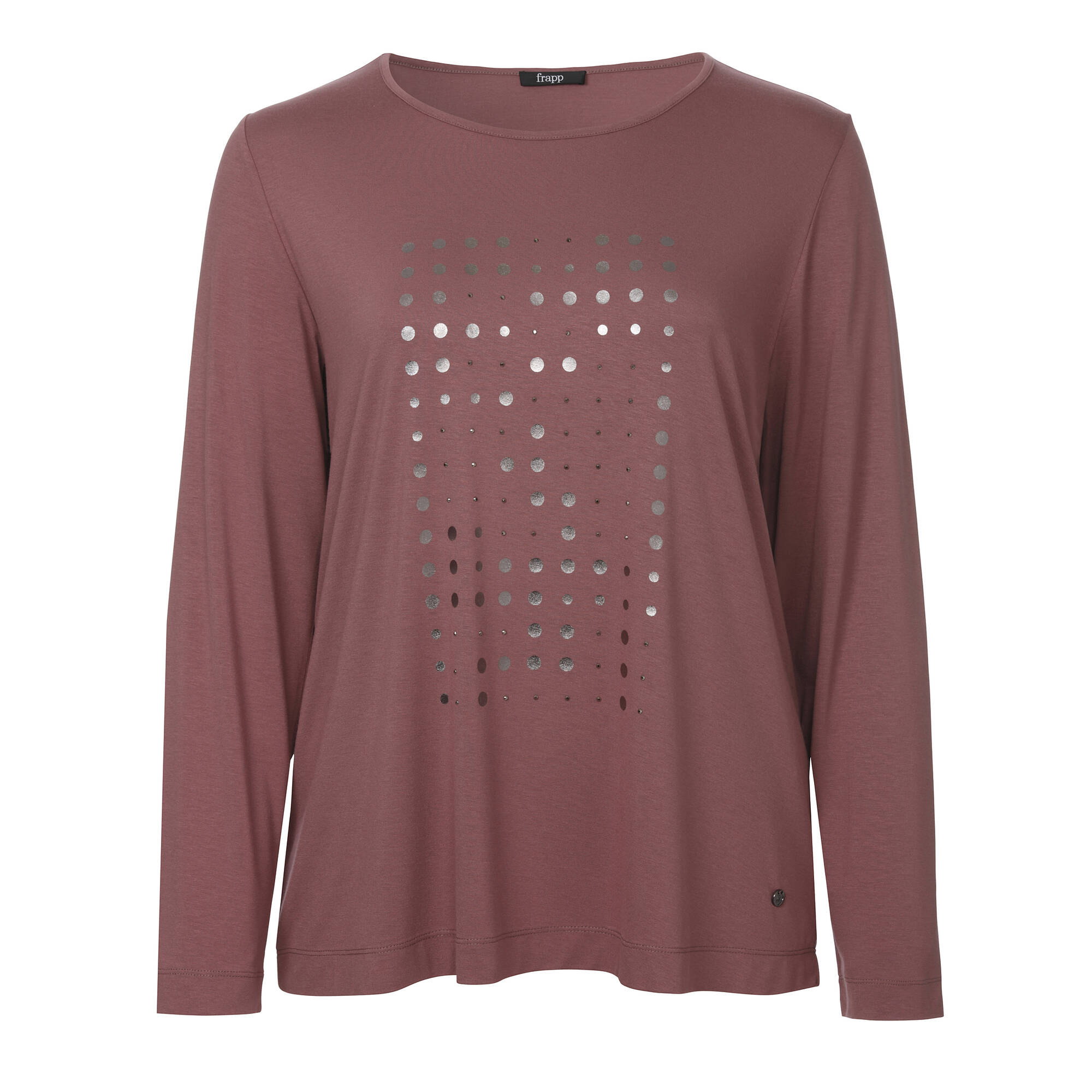 Bild von Dezentes Langarmshirt mit Schmucksteinen