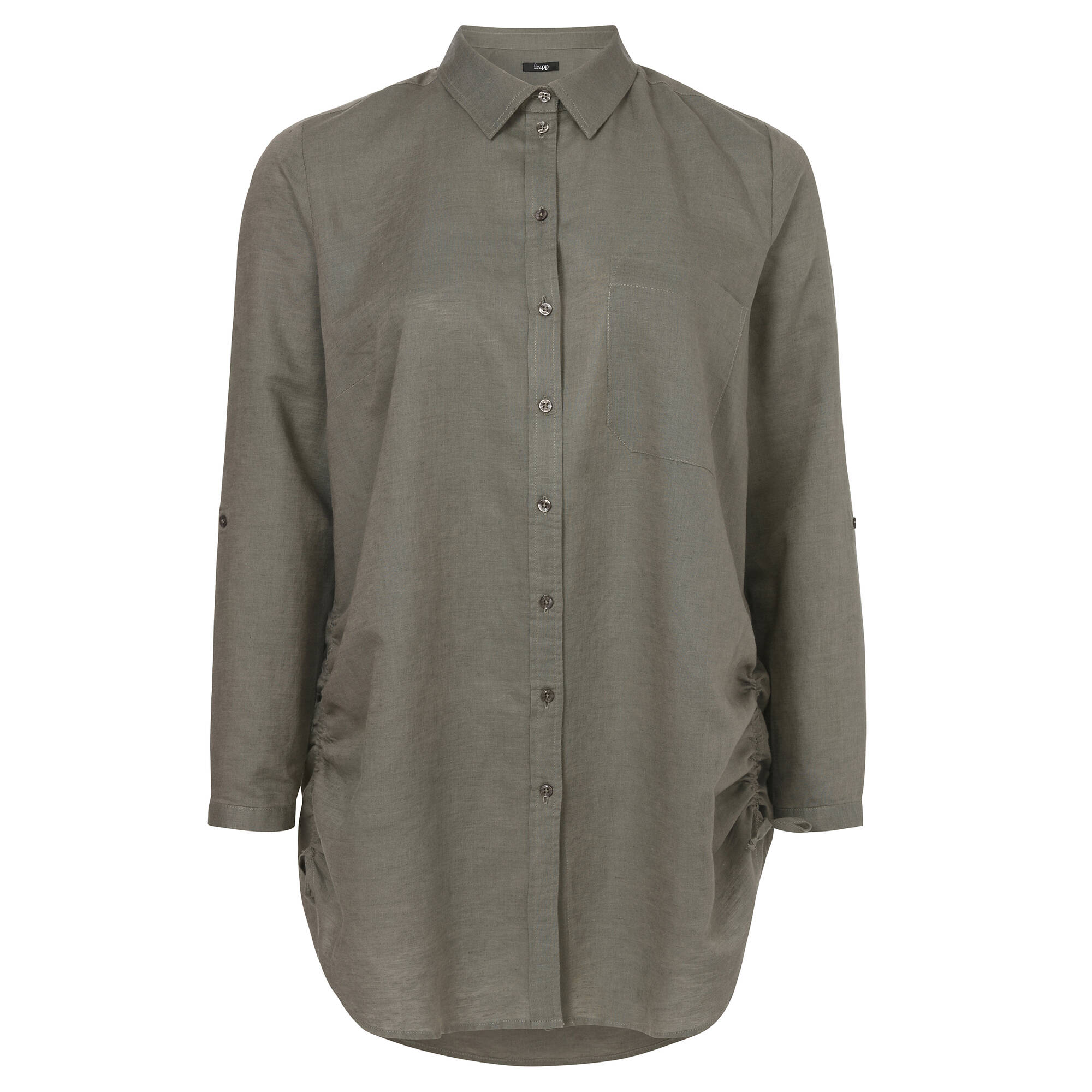 Bild von Dezente Bluse in unifarbenem Design