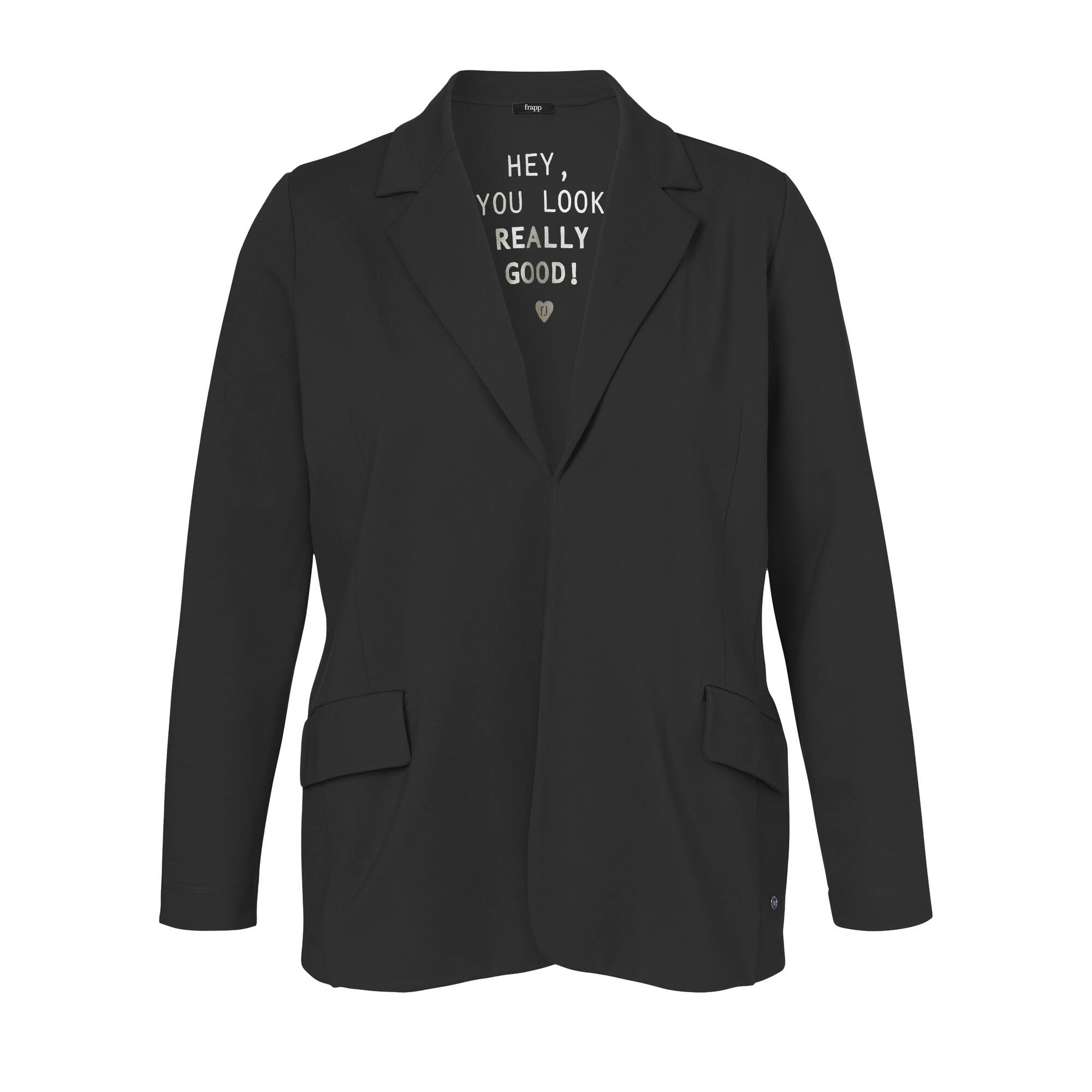 Bild von Eleganter Blazer mit Logo-Applikation
